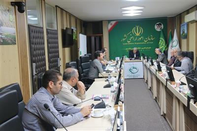جلسه بررسی طرح شتابدهی نفوذ دانش وفناوری در عرصه های طرح یكپارچه سازی اراضی
