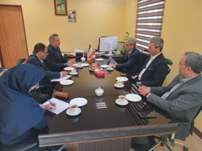 دیدار مدیرعامل شرکت «خیش‌ساز صنعت» و نماینده آستان قدس رضوی از مرکز تحقیقات و آموزش کشاورزی و منابع طبیعی خوزستان