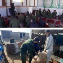 برگزاری دوره آموزشی «پرورش گوسفند» برای سربازان وظیفه نیروی انتظامی