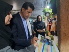 بازدید رئیس سازمان جهاد کشاورزی استان از غرفه مرکز تحقیقات و آموزش کشاورزی و منابع طبیعی استان کرمان