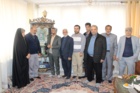 دیدار رئیس مرکز آموزش عالی امام خمینی(ره) با خانواده شهید مدافع حرم حیدر جلیلوند