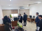 بازدید معاون وزیر و رئیس سازمان تات، به همراه مدیر کل دفتر حوزه ریاست دکتر قاسمی بزدی و مشاور در امور موسسات دکتر محمدپور از مؤسسه تحقیقات پنبه کشور