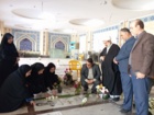 تجدید میثاق کارکنان مرکز تحقیقات و آموزش کشاورزی و منابع طبیعی استان سمنان با آرمان‌های شهدا همزمان با هفته آموزش