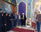 تجدید میثاق کارکنان مرکز تحقیقات و آموزش کشاورزی و منابع طبیعی استان سمنان با آرمان‌های شهدا همزمان با هفته آموزش