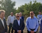بازدید میدانی دکتر غلامرضا گل‌محمدی، معاون وزیر جهاد کشاورزی و رئیس سازمان تحقیقات، آموزش و ترویج کشاورزی (تات)، از ایستگاه تحقیقات باغبانی کمال‌شهر