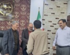 دیدار معاون پژوهش، فناوری و انتقال یافته‌های مؤسسه و پژوهشگر مروج ارشد شتر با مدیر جهاد کشاورزی نهبندان