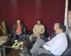 دیدار معاون پژوهش، فناوری و انتقال یافته‌های مؤسسه و پژوهشگر مروج ارشد شتر با مدیر جهاد کشاورزی نهبندان