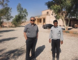 بازدید دکتر محسن سیلسپور، ریاست مرکز از ایستگاه تحقیقات آبخوان‌داری چنداب شهید هادی احمدی
