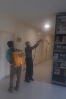 اجرای عملیات سم‌پاشی علیه موریانه