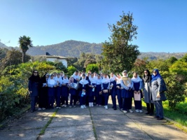 بازدید دانش‌آموزان مدرسه دخترانه شهید عزیزالله لمتر محمدی شهرستان رامسر از پژوهشکده مرکبات و میوه‌های نیمه‌گرمسیری