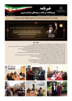 انتشار یکصد و بیست و سومین شماره خبرنامه پژوهشکده مرکبات و میوه های نیمه گرمسیری ویژه اسفند ماه 1404 و نوروز