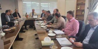 معاون برنامه ریزی و پشتیبانی مرکز تحقیقات و آموزش کشاورزی گلستان در نشست با روسای ایستگاه‌های تحقیقاتی