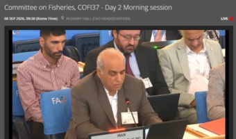 مرتضوی در اجلاس COFI-37؛ تأکید ایران بر مدیریت مبتنی بر اکوسیستم و روندی رو به رشد در تولید آبزیان
