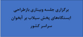برگزاری جلسه وبیناری بازطراحی ایستگاه‌های پخش سیلاب بر آبخوان سراسر کشور