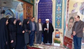 تجدید میثاق کارکنان مرکز تحقیقات و آموزش کشاورزی و منابع طبیعی استان سمنان با آرمان‌های شهدا همزمان با هفته آموزش