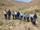 بازدید رئیس پژوهشکده میوههای معتدله و سردسیری موسسه تحقیقات علوم باغبانی از منطقه گردشگری آبخیز گردو