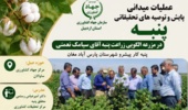 آموزشهای مزرعهمحور، زمینهساز افزایش بهرهوری تولید پنبه است