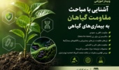 آشنایی با مباحث مقاومت گیاهان به بیماری‌های گیاهی