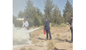 برگزاری مانور آموزشی اطفاء حریق در شعبه جنوب شرق موسسه رازی
