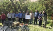 «کیل‌گیری» و «روز مزرعه» سیب درختی در باغ‌های روستای شیخ‌میری سادات برگزار شد