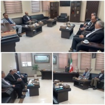 دیدار رئیس موسسه تحقیقات اصلاح و تهیه نهال و بذر با رئیس سازمان جهادکشاورزی استان یزد