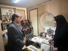 بازدید مدیرکل امور اقتصادی وزارت جهادکشاورزی از دستاوردهای زنان روستایی و عشایری
