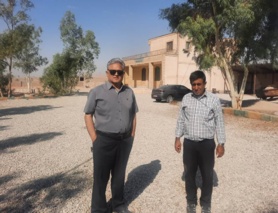 بازدید دکتر محسن سیلسپور، ریاست مرکز از ایستگاه تحقیقات آبخوان‌داری چنداب شهید هادی احمدی