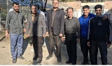 بازدید از اجرای طرح تجهیز و توسعه فضاهای آموزشی هنرستان مستقر در مرکز