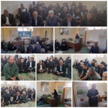 حضور تیم یاوران تولید در روستای طرحان شهرستان کوهدشت با محوریت توسعه زراعت کاملینا