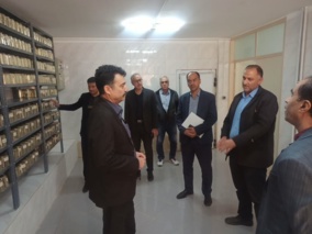 بازدید مدیرکل دفتر امور غلات و محصولات اساسی وزارت جهاد کشاورزی از پردیس تحقیقات و آموزش لوبیا خمین