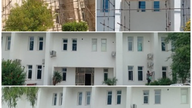 بازسازی نمای ساختمان پژوهشی مرکز تحقیقات کشاورزی خوزستان به پایان رسید