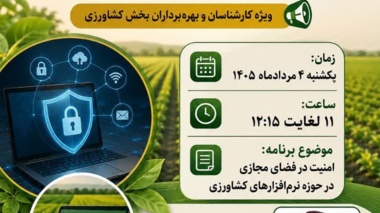 امنیت سایبری در کشاورزی نوین
