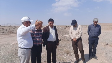 بازدید کارشناسی از مسیر رودخانه و عرصه پخش سیلاب خشکرود ساوه و زرندیه