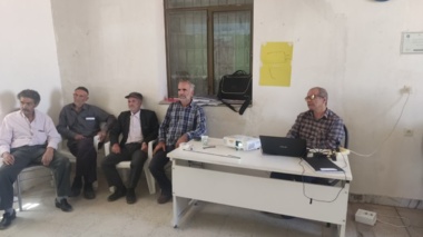 برگزاری دوره آموزشی خاک ورزی حفاظتی در روستای شهراب شهرستان تفرش