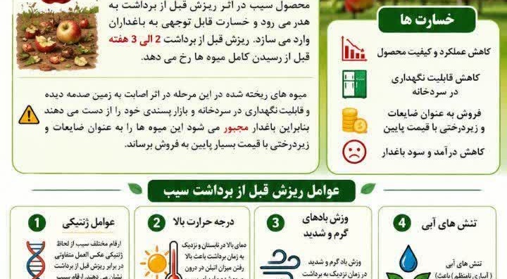 ارائه راهکارهای علمی برای کاهش خسارت‌های باغی