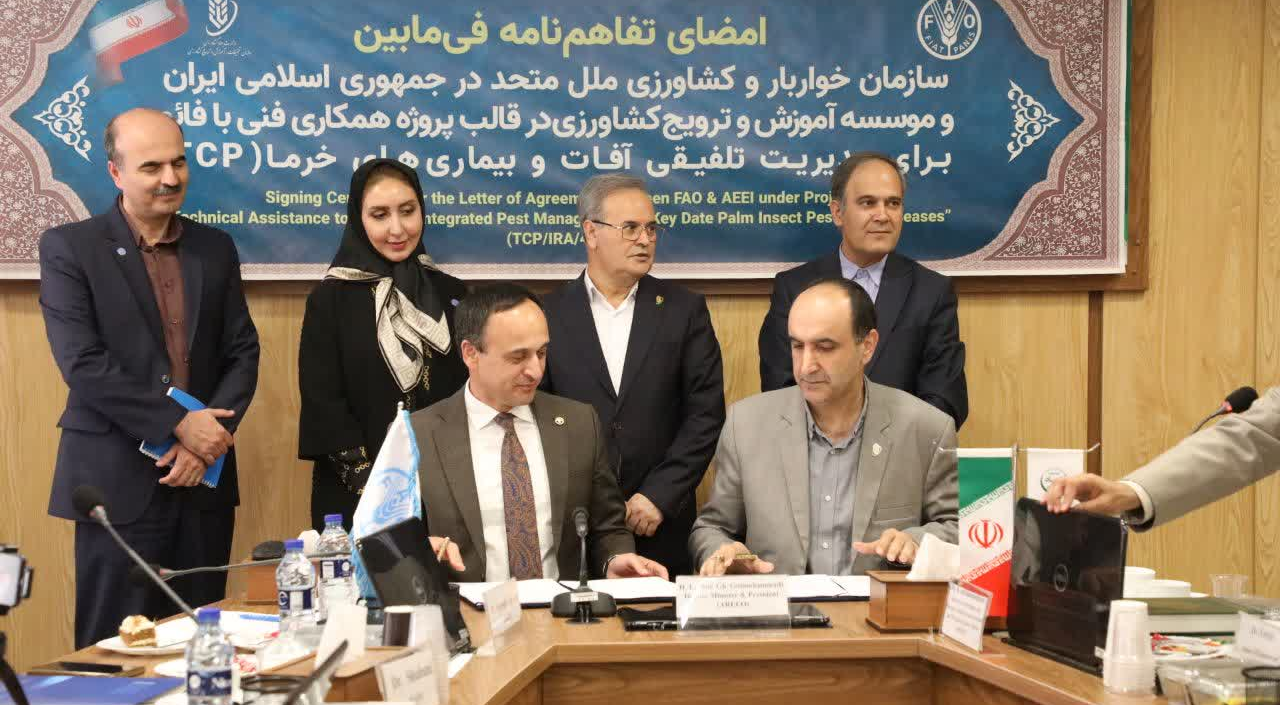 فائو و تات همکاری برای انتقال دانش و مدیریت چالش‌های کشاورزی را توسعه می‌دهند