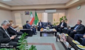 دیدار رئیس سازمان تات و هیات همراه با استاندار اردبیل و مسئولان استان