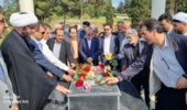 گزارش تصویری/ ادای احترام به مقام شامخ شهدا و تجلیل دکتر غلامرضا گلمحمدی از خانواده شهدا با حضور مسئولان استان اردبیل در پارسآباد