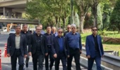 تجدید بیعت خانواده بزرگ سازمان تات با آرمان‌های رهبر شهید در آیین بدرقه پیکر مطهر