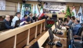 جلسه کارگروه اجرای الگوی کشت با حضور اعصای کارگروه و عادل نعمتی دبیر کار گروه نظارت بر اجرای الگوی کشت در استان کرمانشاه