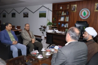 نشست صمیمی تیم مدیریت مرکز با معاون استاندار مازندران